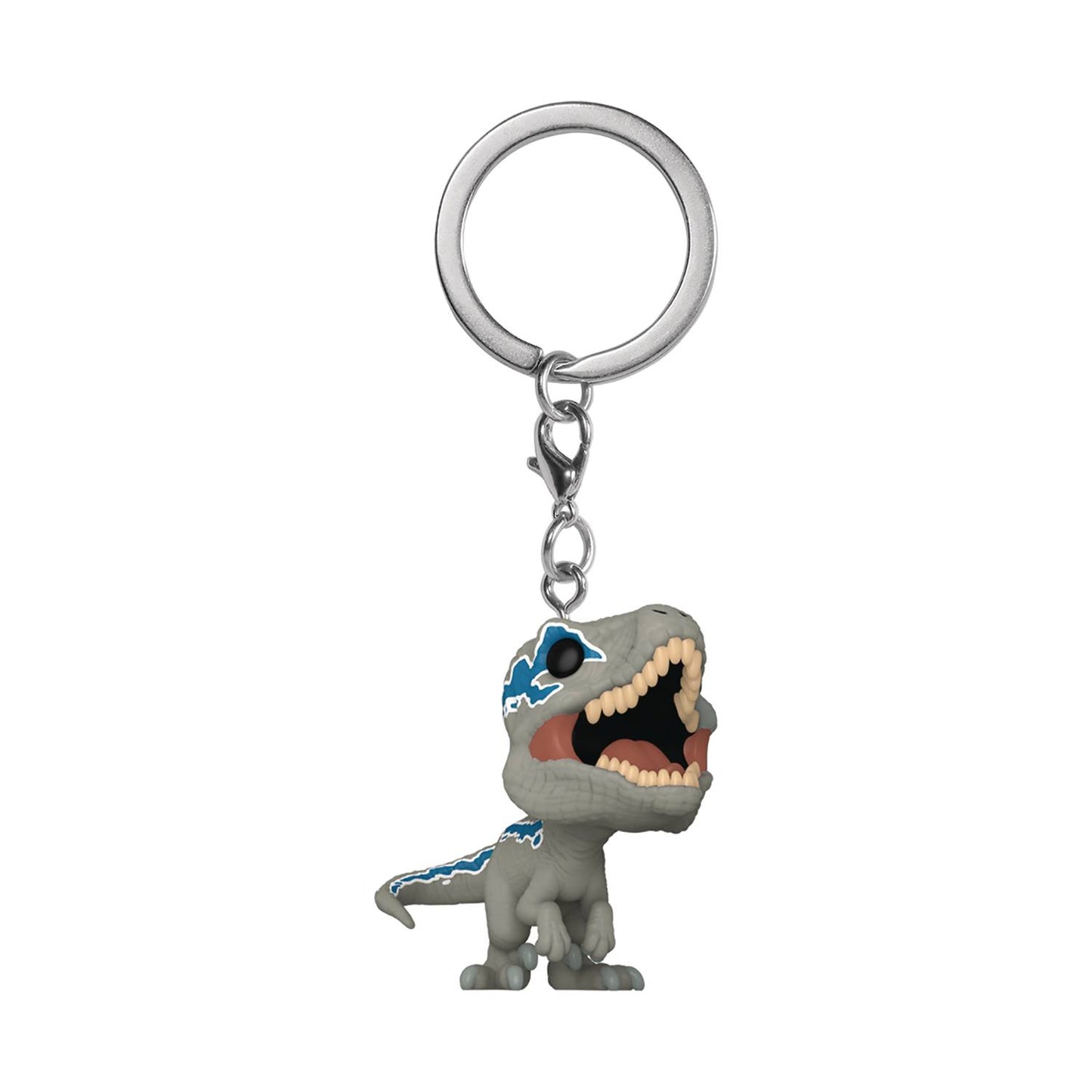 POCKET POP JURASSIC WORLD DOMINION RAPOTER BLUE KEYCHAIN