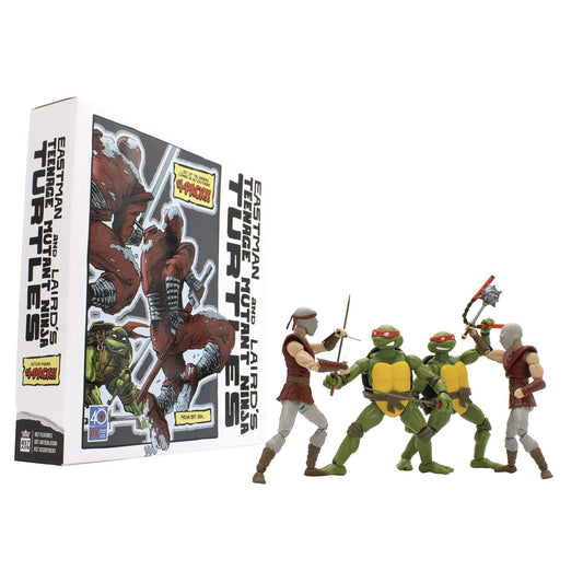 BST AXN TMNT CLASSIC COMIC PX ACTION FIGURE 4PC BOX SET 1