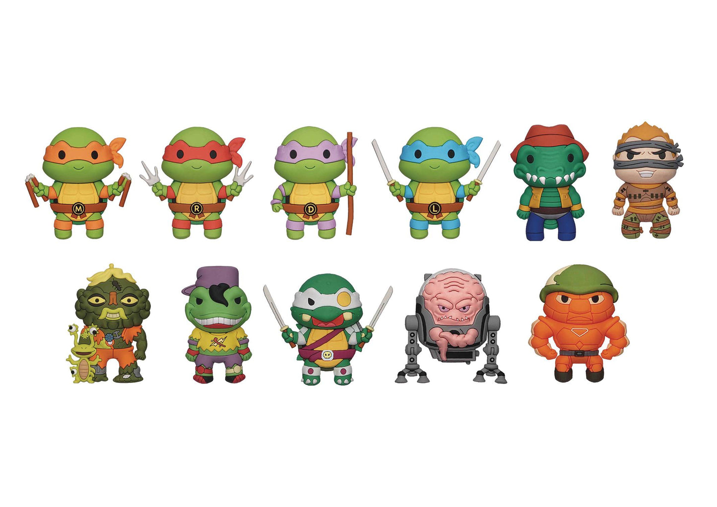 TMNT RETRO 3D FOAM BAG CLIP