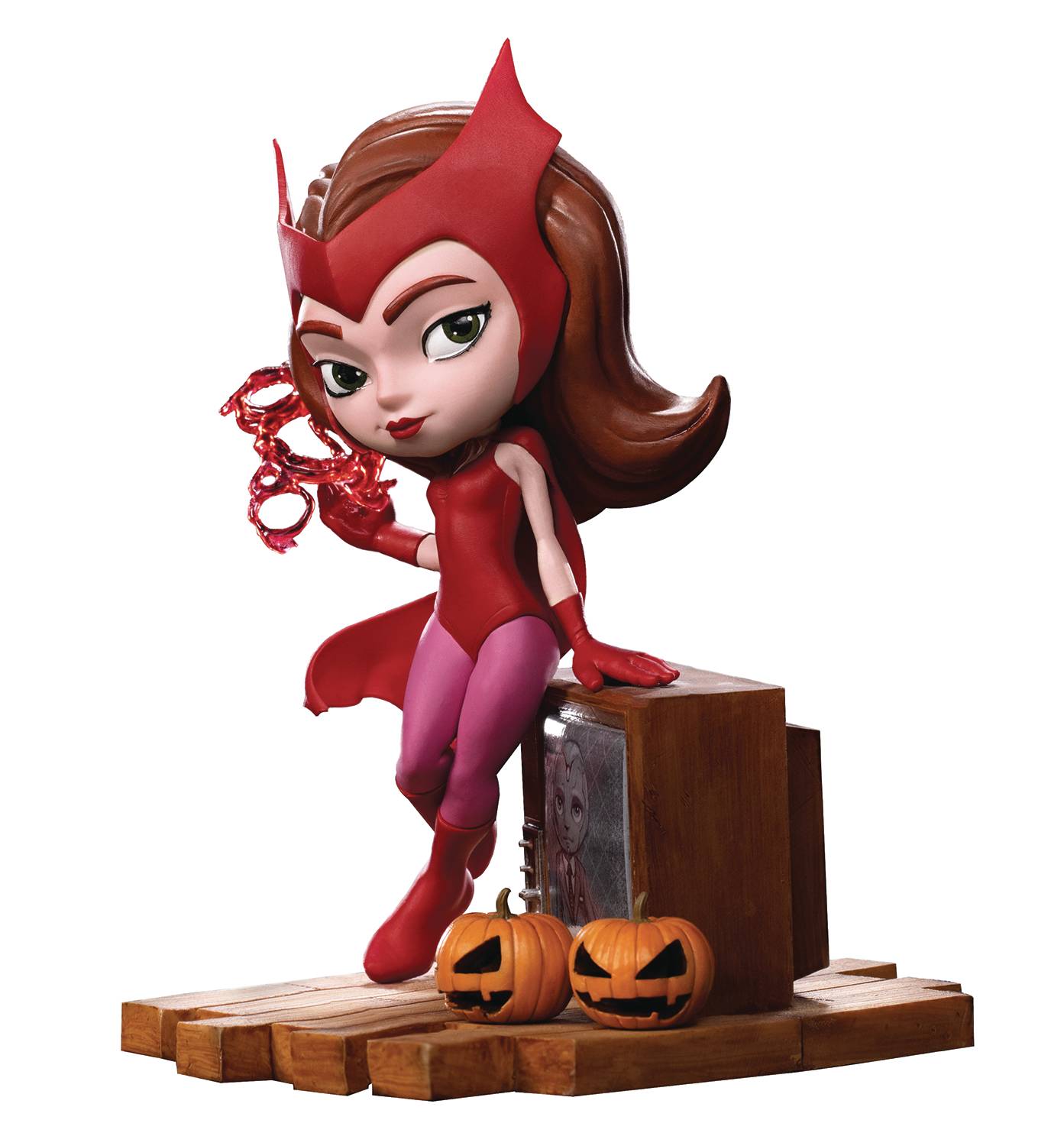 MINICO WANDAVISION WANDA HALLOWEEN VER PVC STATUE