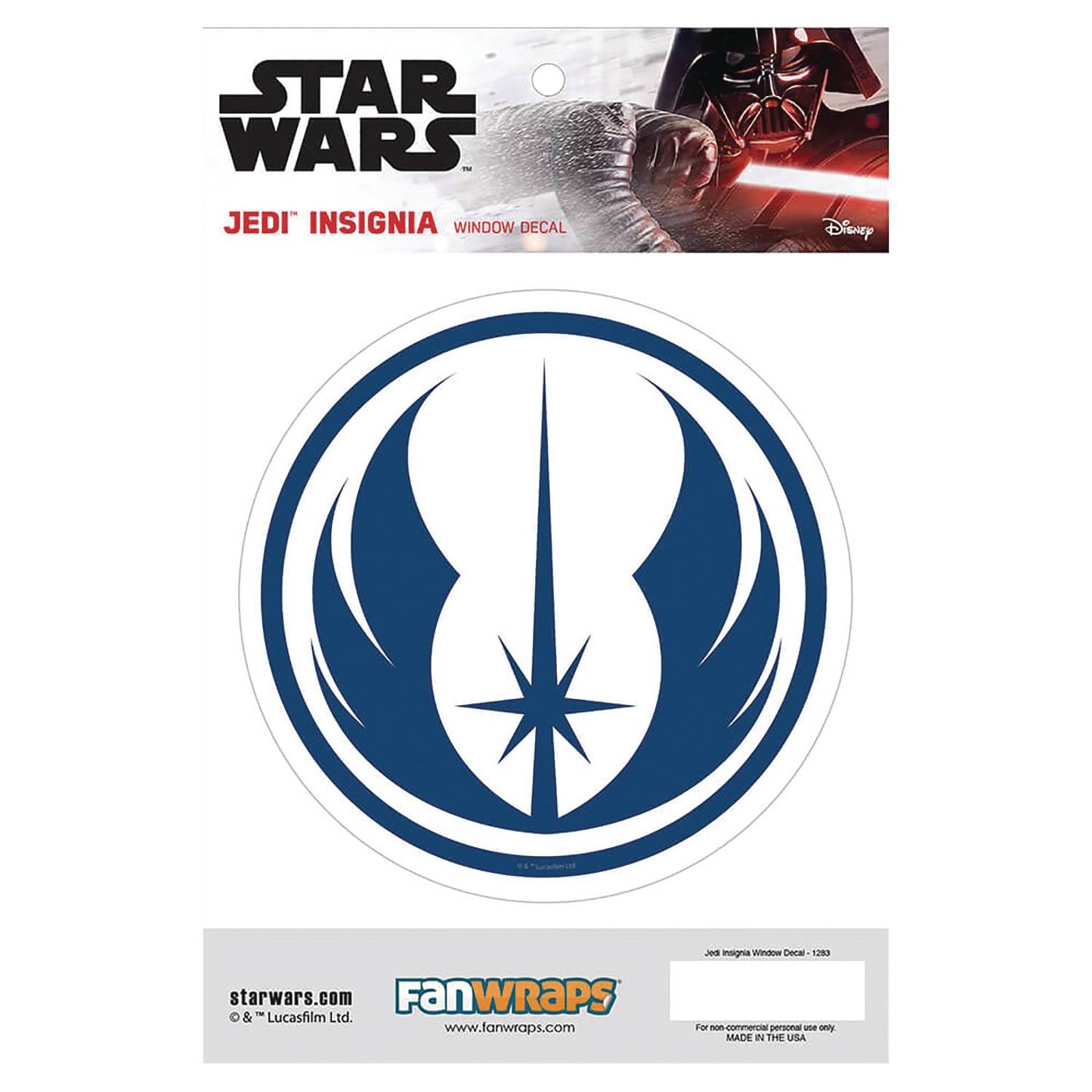 SW JEDI INSIGNIA WINDOW DECAL