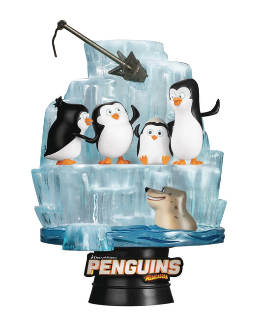 PENGUINS OF MADAGASCAR DS-097 DIORAMA STAGE 6IN STATUE