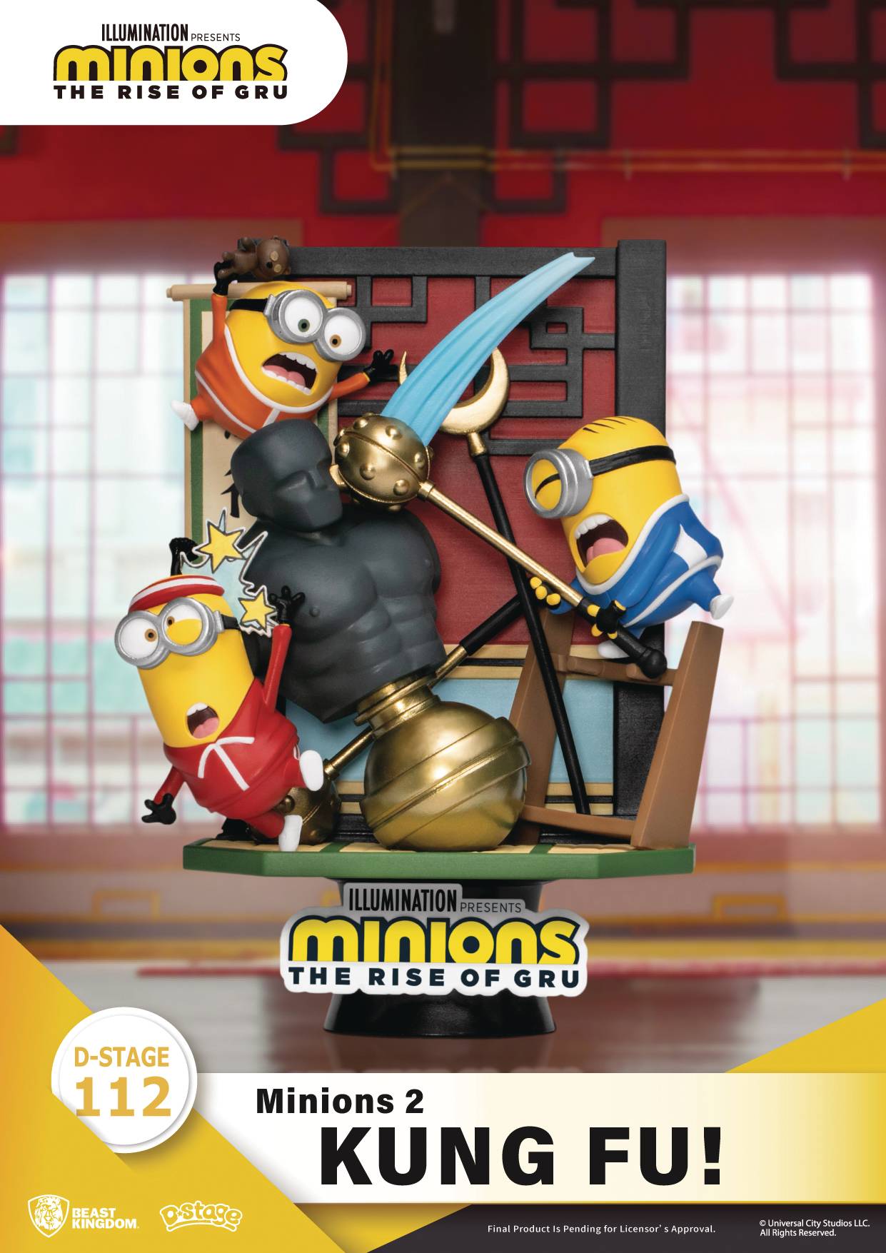 MINIONS 2 DS-112 KUNG FU D-STAGE SER 6IN STATUE