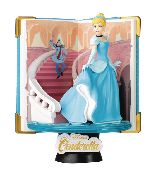 DISNEY STORY BOOK SER CINDERELLA D-STAGE 6IN STATUE