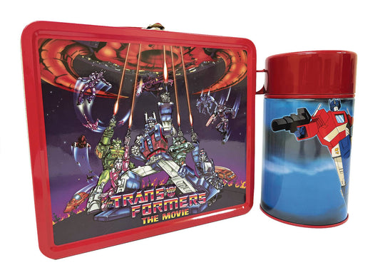 TIN TITANS TF THE MOVIE (1986) PX LUNCHBOX & BEV CONTAINER