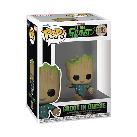 POP MARVEL I AM GROOT GROOT PJS DANCING VINYL FIG