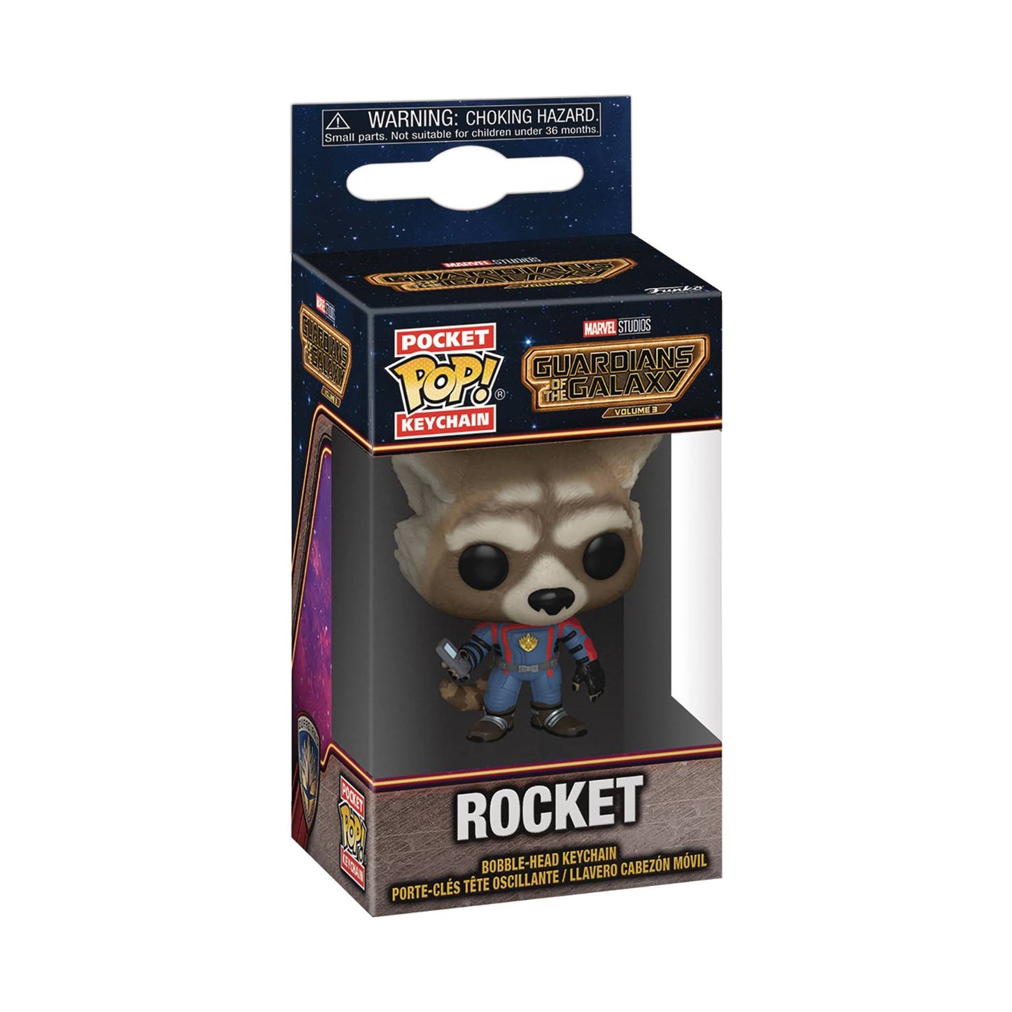 POCKET POP MARVEL GOTG VOLUME 3 ROCKET KEYCHAIN