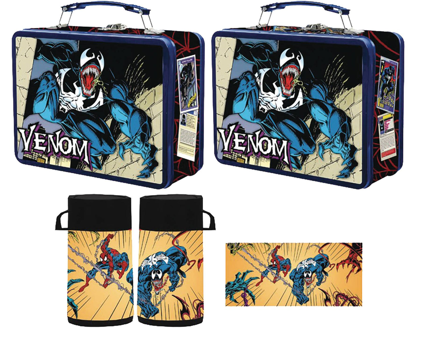 TIN TITANS MARVEL VENOM PX LUNCHBOX & BEV CONTAINER