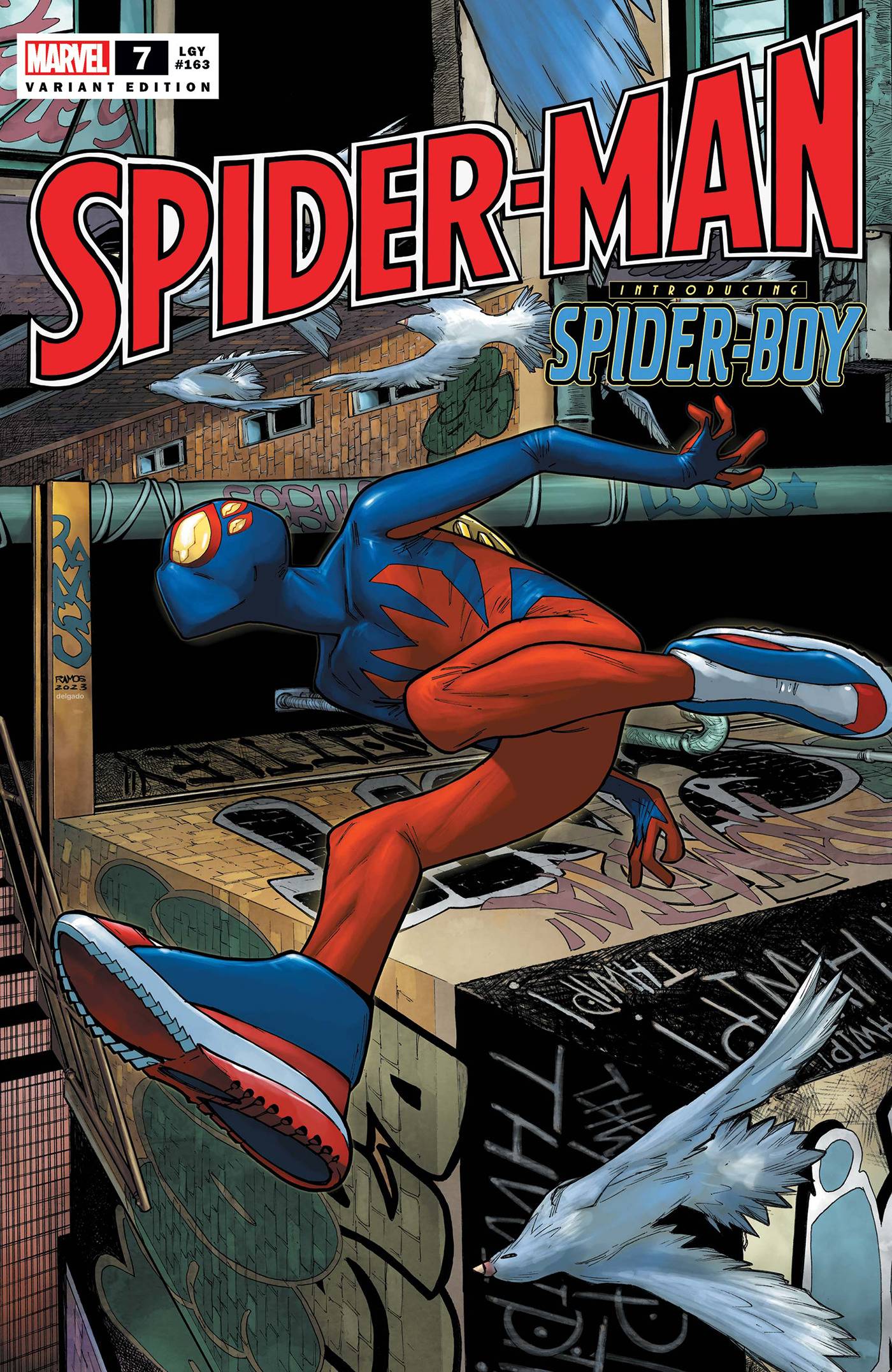 SPIDER-MAN #7 HUMBERTO RAMOS TOP SECRET SPOILER VARIANT * 1ST PRINT *