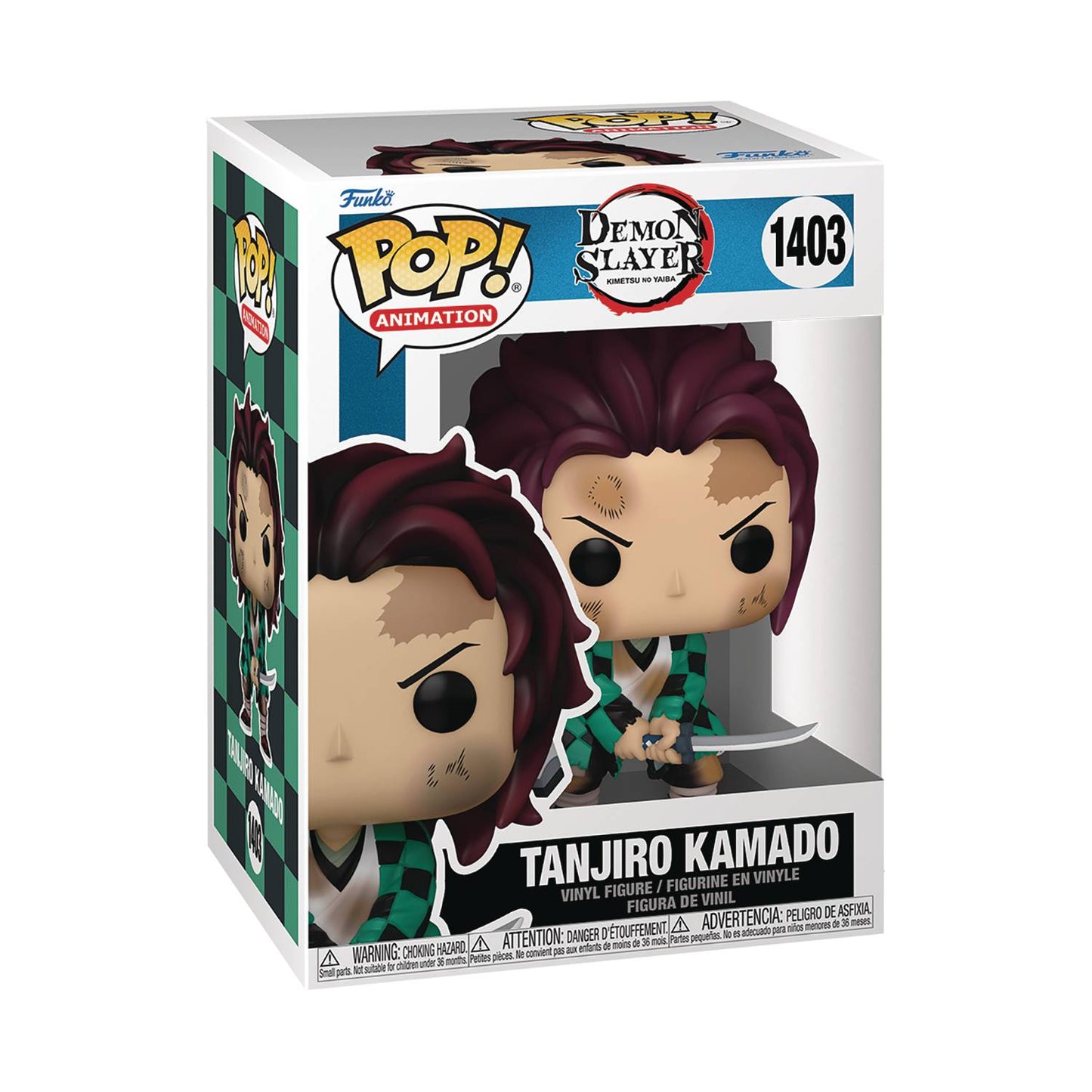 POP ANIMATION DEMON SLAYER TANJIRO TRAINING VIN FIG