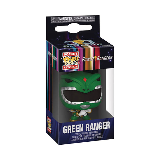 POCKET POP MMPR 30TH GREEN RANGER KEYCHAIN