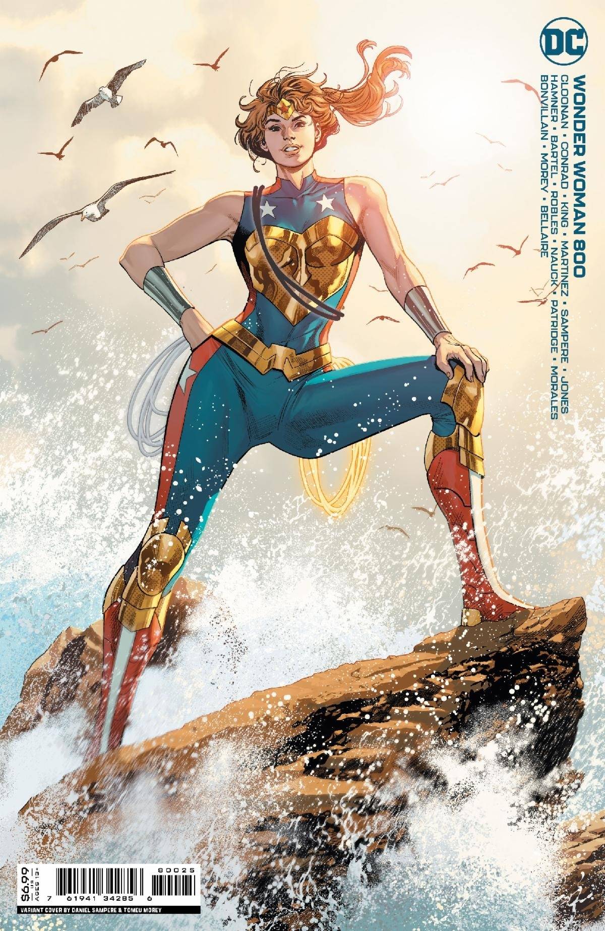 WONDER WOMAN #800 CVR K SAMPERE TRINITY CS VAR