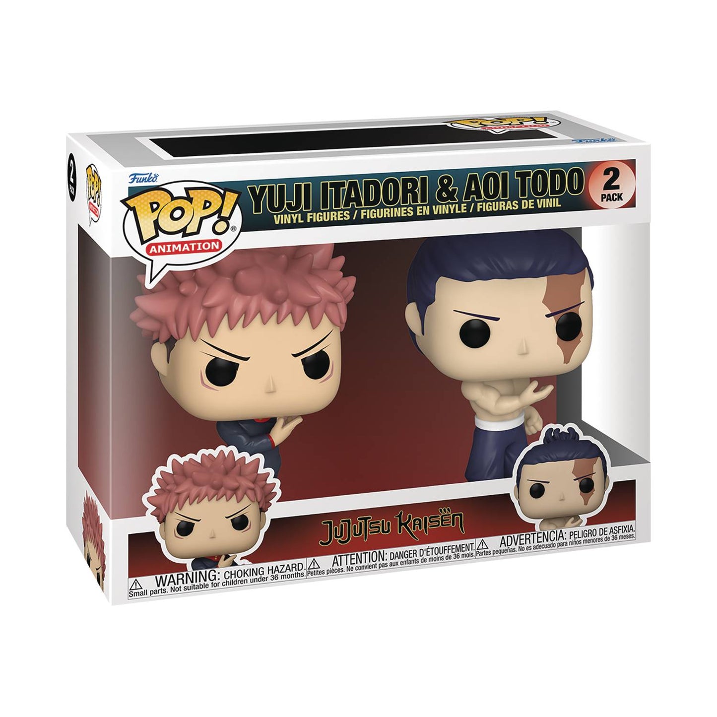 POP ANIMATION JJK S2 2PK ITADORI & TODO VIN FIG