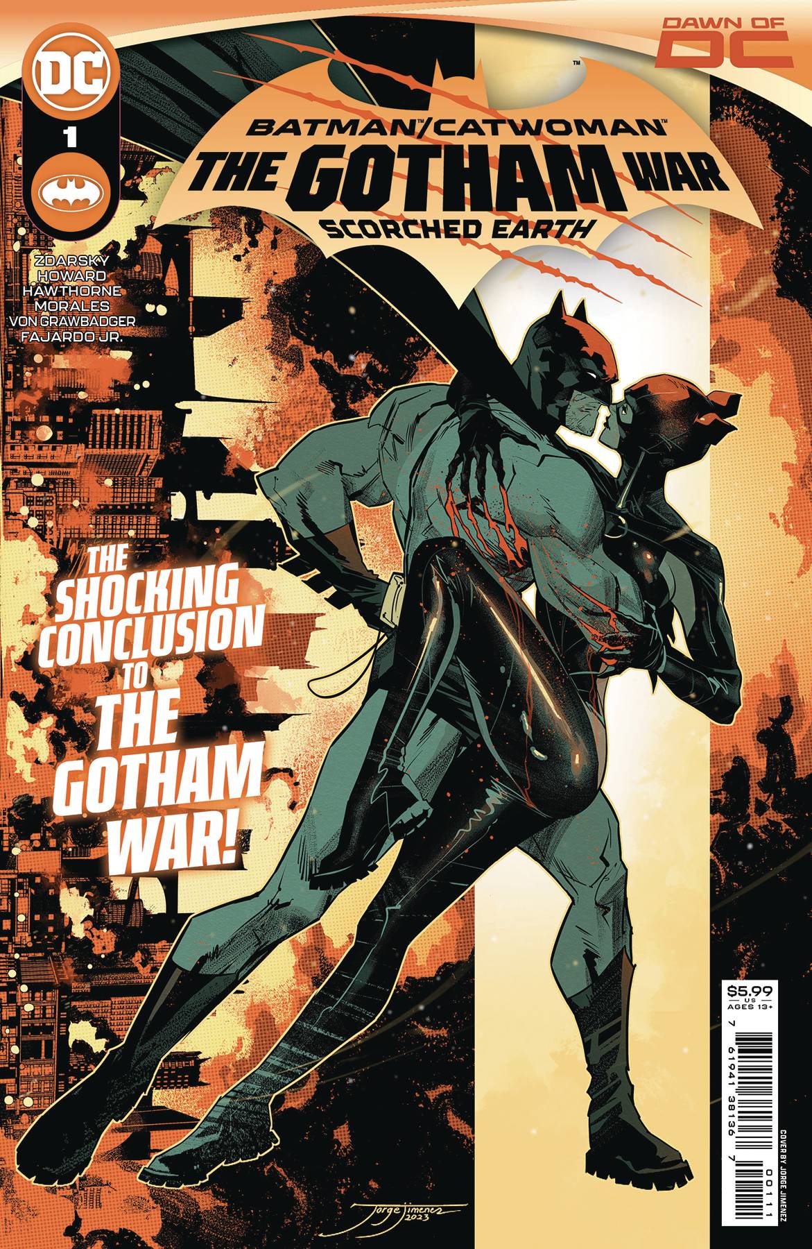 BATMAN CATWOMAN GOTHAM WAR SCORCHED EARTH #1 | SELECT VARIANT COVERS | 2023